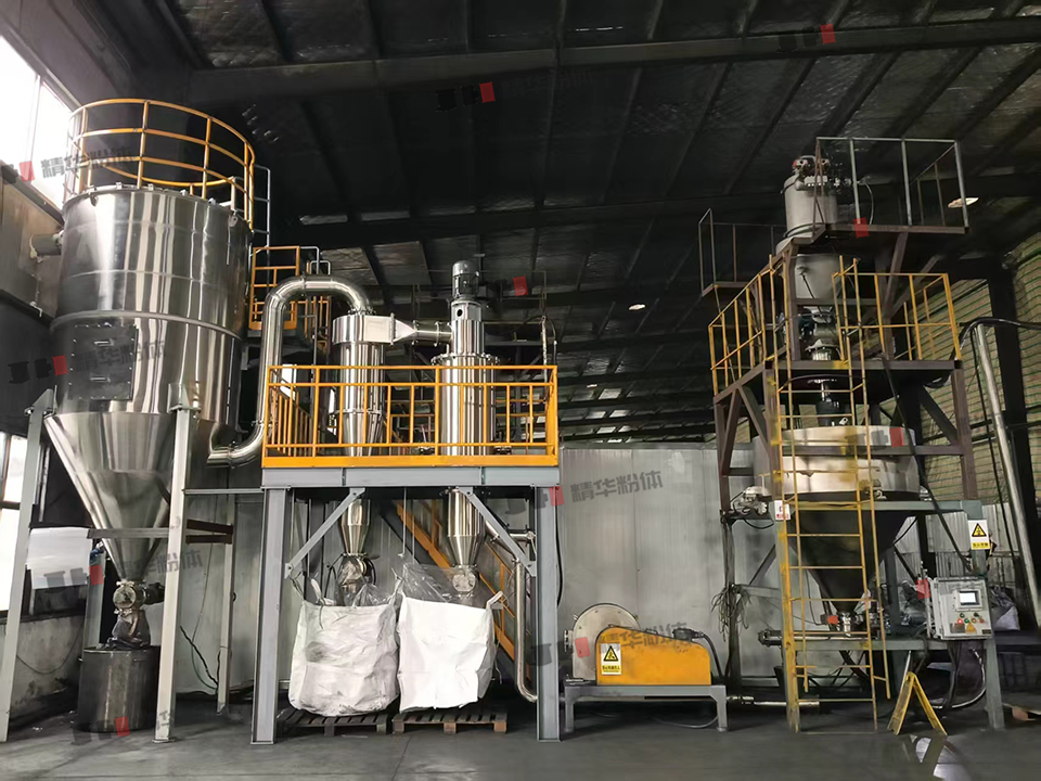 石墨碳化后解聚打散生产线--江苏某公司